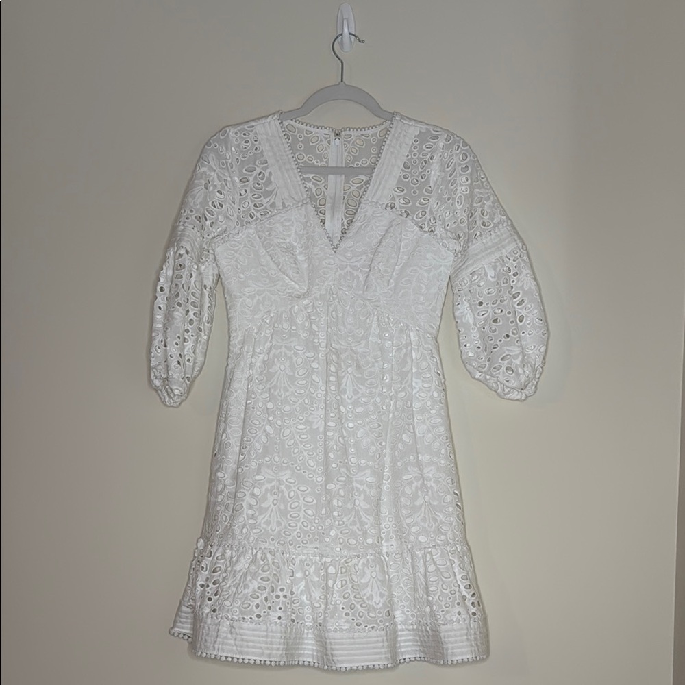 Lily Pulitzer Elegant White Lace Dress